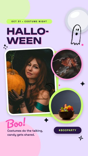 Halloween Boo Night – Special Days Instagram story templates