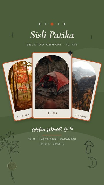 Misty Tarot – Travel Instagram story templates