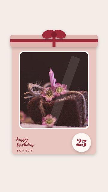 Cake Box – Birthday Instagram story templates