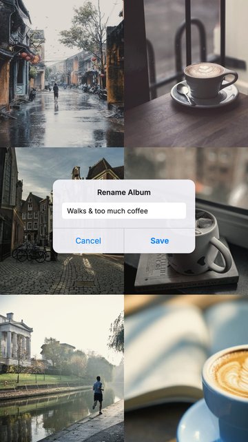 Album Name – Photo Dump Instagram story templates