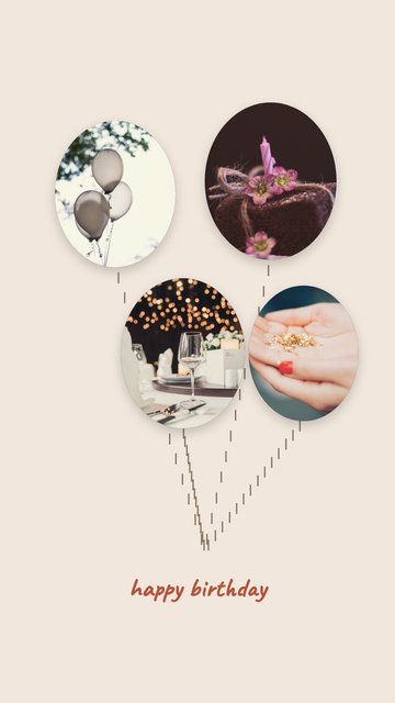 Balloons – Birthday Instagram story templates
