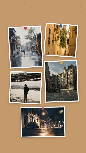 Cork Board – Travel Instagram story templates