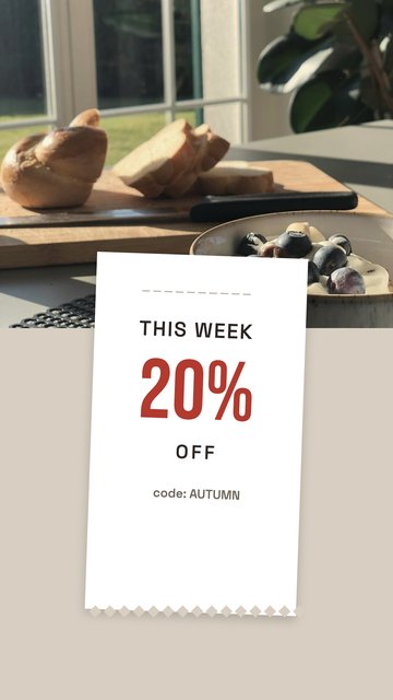 Discount Receipt – Modèles de stories Instagram : business