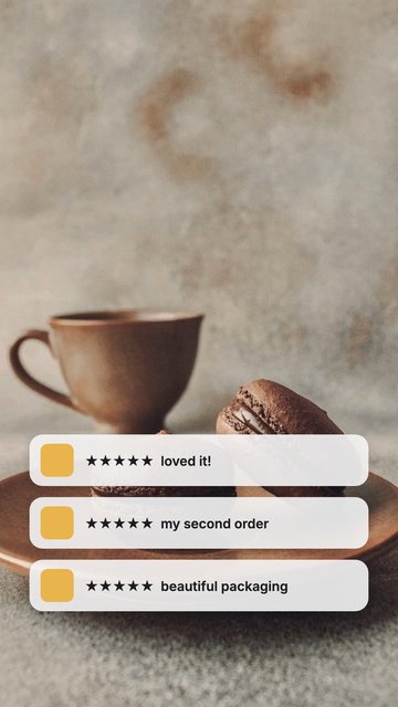 Reviews – Business Instagram story templates