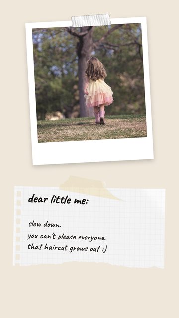 Younger Self · Notebook – Modèles de stories Instagram : citations
