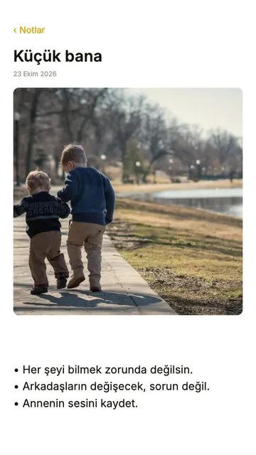 Younger Self · Notes