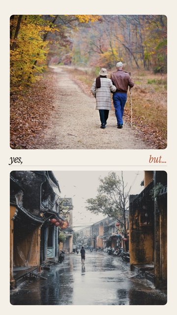 Yes… But · Walk – Fun Instagram story templates