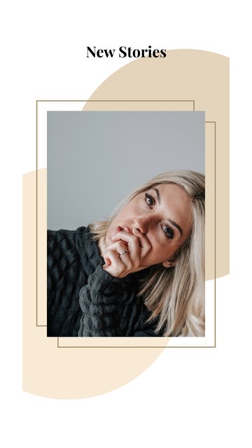 Zarif Çerçeve – Minimal Instagram story şablonları