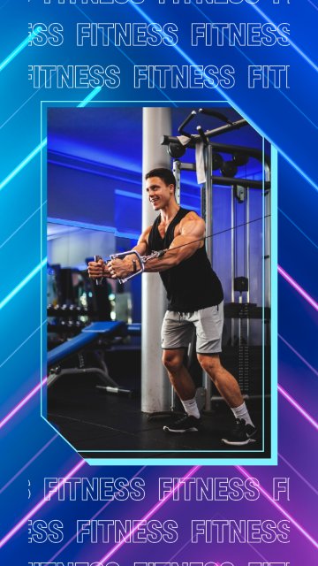 Neon Fitness – Sport Instagram story templates