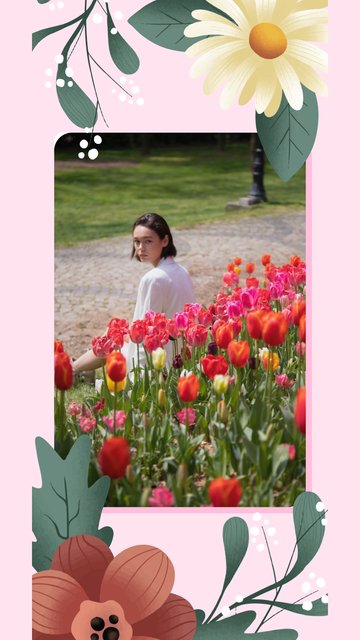 Tulip Garden – Seasons Instagram story templates