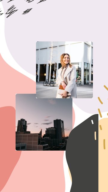 Pastel Dalgalar – Scrapbook Instagram story şablonları
