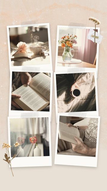 Polaroid Duvarı – Scrapbook Instagram story şablonları