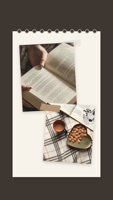 Spiral Defter – Scrapbook Instagram story şablonları