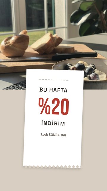 İndirim Fişi – İşletme Instagram story şablonları