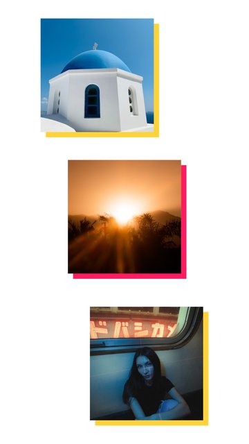 Color Shadows – Minimalistisch: Instagram-Story-Vorlagen