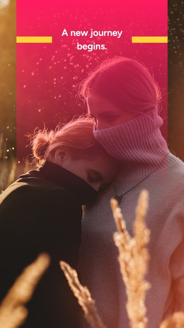 New Journey – Plantillas de amor para historias de Instagram